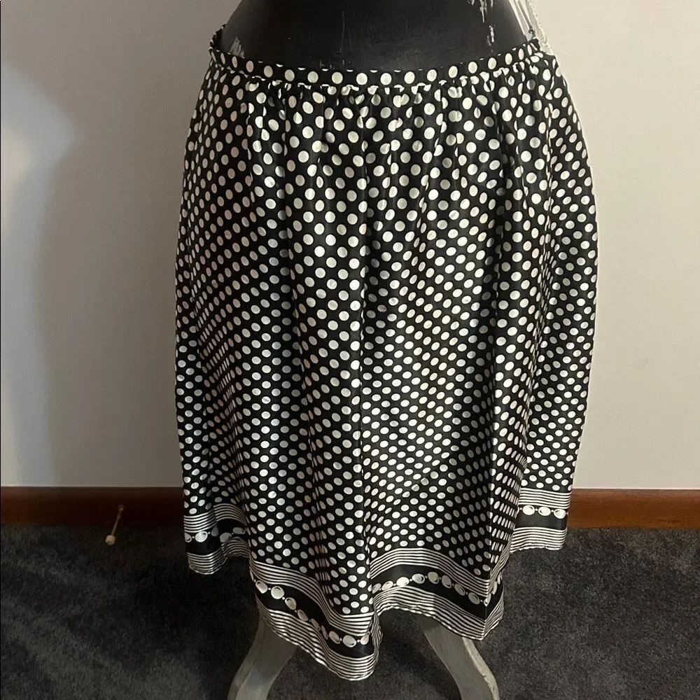 Robbie Bee Polka dot and stripes skirt, size 16
